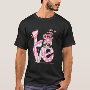 Liebes Blaues Band Autismus Lustiger Gnom Weihnach T-Shirt