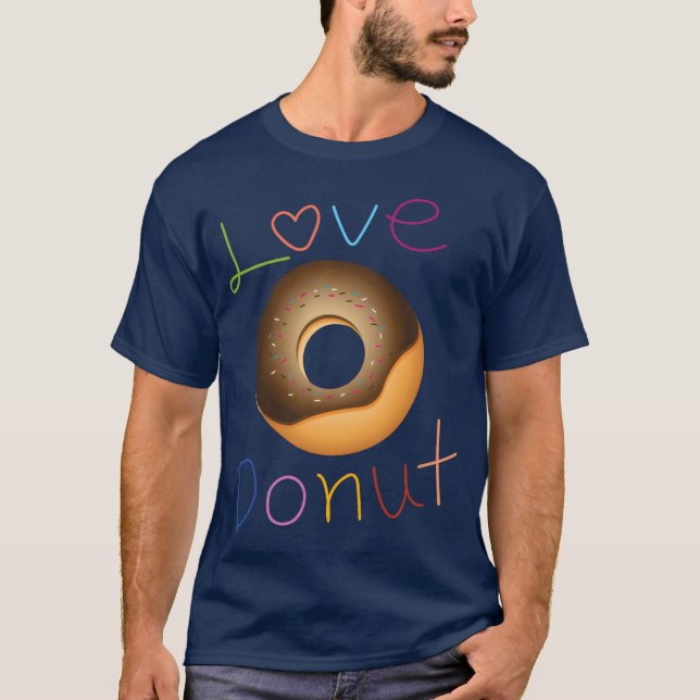 Liebes-Donut-Geschenk T-Shirt (Vorderseite)