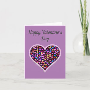 Liebes-Emojis Valentinstag Karte