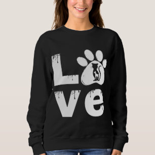 LIEBES HAUSTIER-PFOTE-TIER GESCHENK SWEATSHIRT