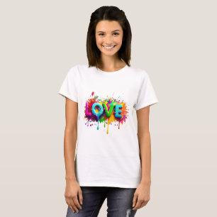 Liebes Herz Ästhetisches Mädchen T-Shirt 💕