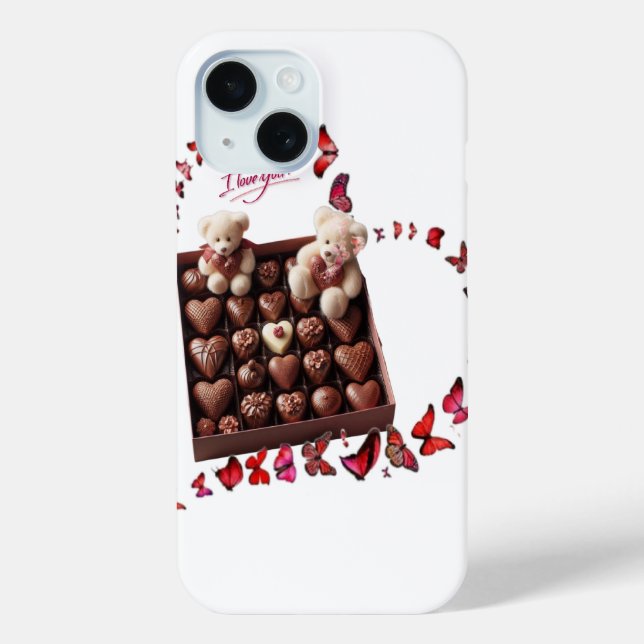 Liebes Herz  Case-Mate iPhone Hülle (Rückseite)