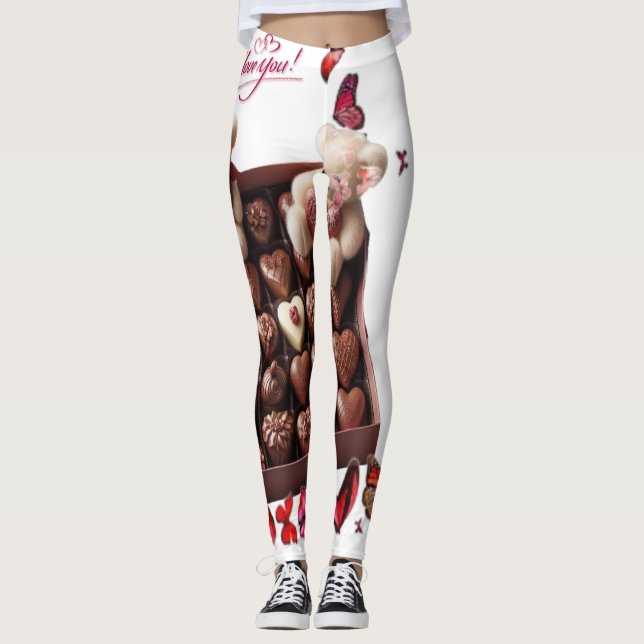 Liebes Herz  Leggings (Vorderseite)