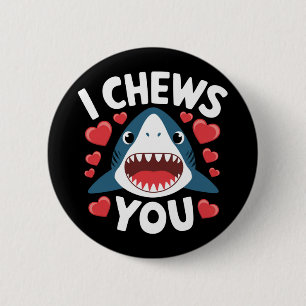 Liebes Herz Leopard Süß Valentinstag  Button