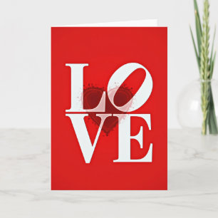 Liebes Herz Romantische Karte