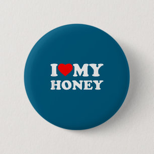 Liebes Honig Herz Familie Oma Tank Button