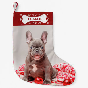Liebes individuelles Foto-Haustier Hund Kleiner Weihnachtsstrumpf