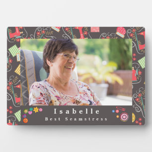 Liebes Nähmaschine Foto Braun Fotoplatte