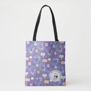 Liebes Nähmaschine Lila Tasche