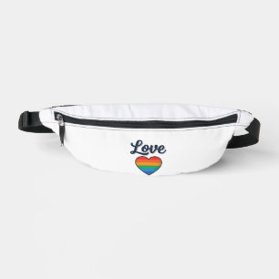 Liebes Regenbogen Herz Stolz Vektor-Shirt-Design_1 Bauchtasche