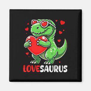 Liebes Saurus Süßer T-Rex Singles Herzen Valentins Magnet