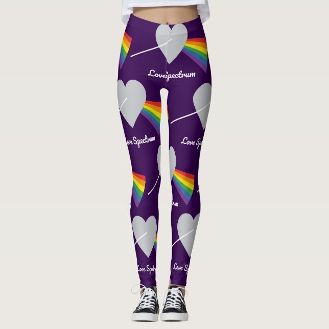 Liebes-Spektrum Leggings (Vorderseite)