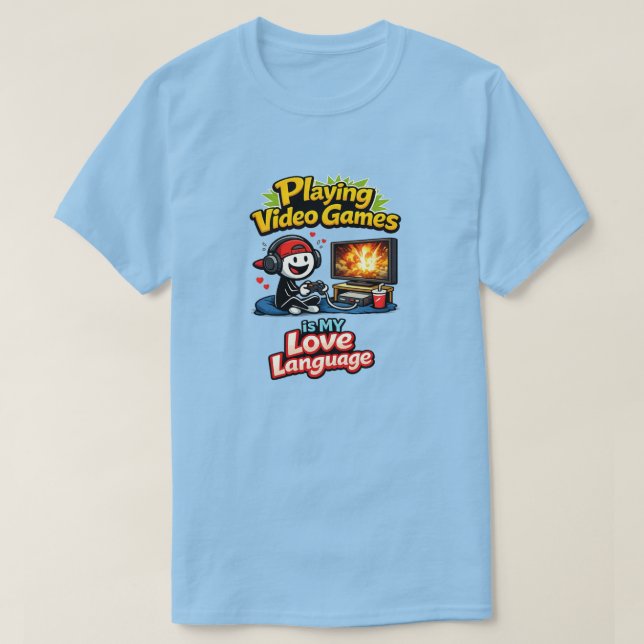 Liebes Sprache T-Shirt (Design vorne)