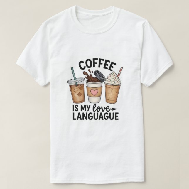 Liebes Sprache. T-Shirt (Design vorne)