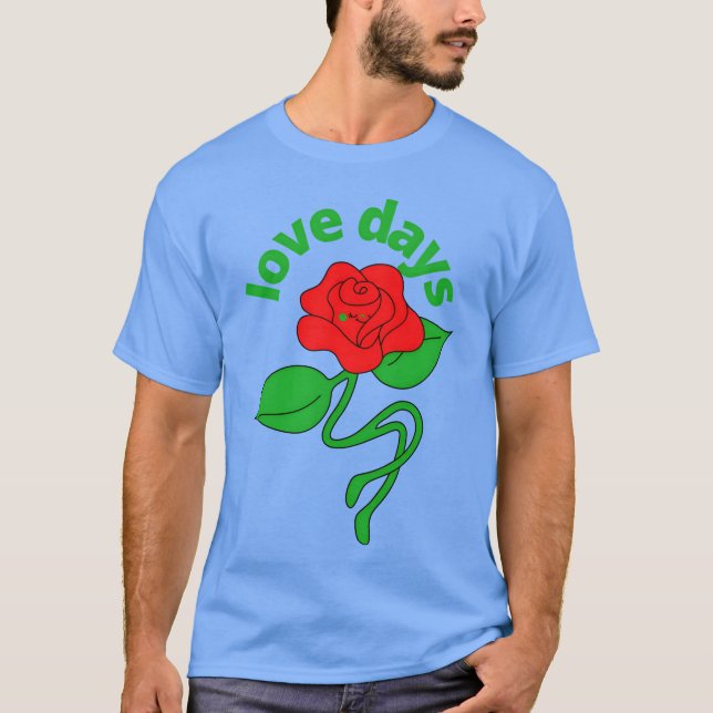 Liebes Tag Junge T-Shirt (Vorderseite)