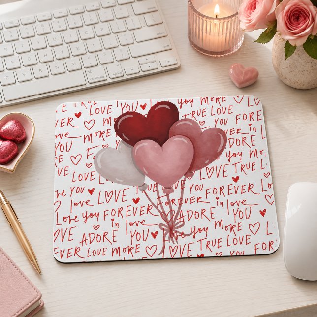 Liebes-Vibes-Mauspad Mousepad (Von Creator hochgeladen)