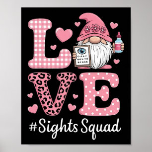 Liebesblick-Trupp Optiker Optometrist Gnom Valent Poster
