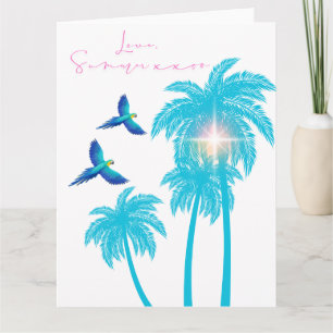 Liebesbrief Design - Liebe, Sommer xxoo Karte