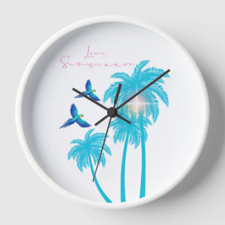 Liebesbrief-Design - Liebe, Sommer xxoo Uhr