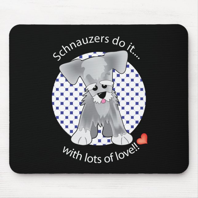 LiebeSchnauzer Mousepad (Vorne)