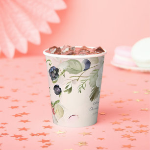 Liebesdusche mit Beeren Pappbecher