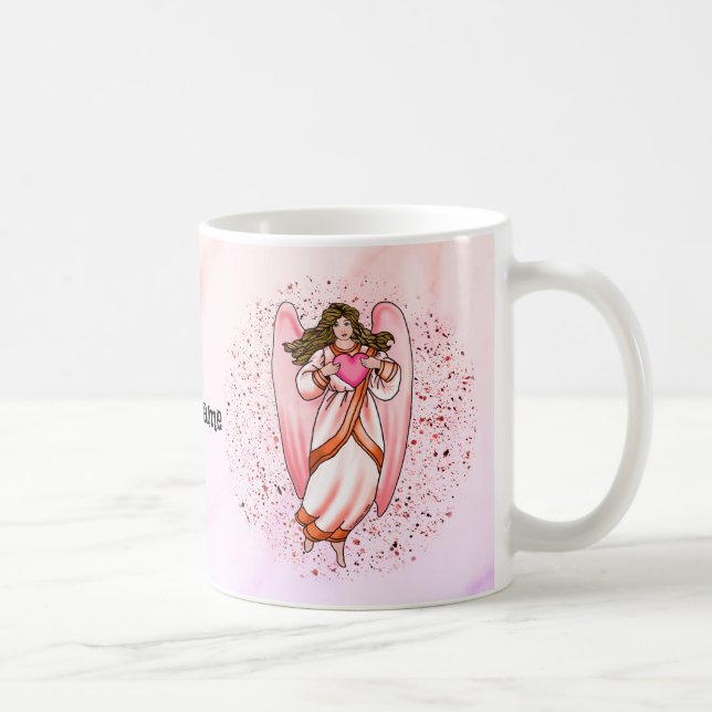 Liebesengel Herz Kaffeetasse (Rechts)