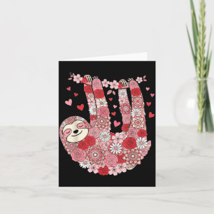 Liebesfaultier Valentinstag Süße Faultiere Liebhab Karte