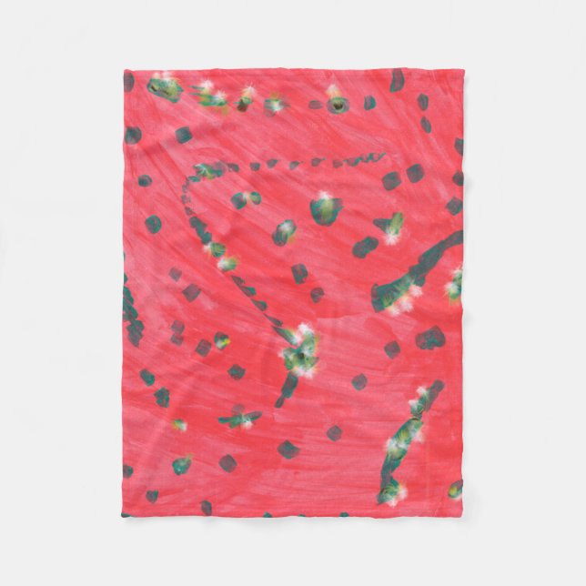 Liebesfluss Fleece-Decke Fleecedecke (Vorderseite)