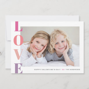 Liebesfoto Frohen Valentinstag Grußkarte zum Feie Feiertagskarte
