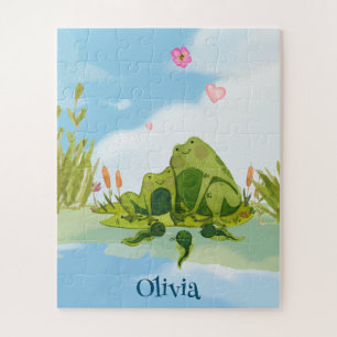 Liebesfroschfamilie