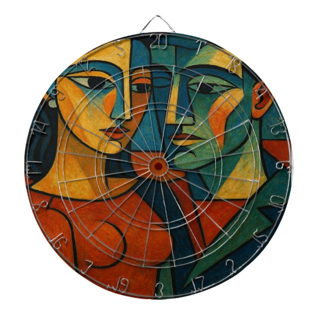 Liebesgeflüster Dartscheibe (vorne)