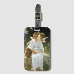 Liebesgeflüster, erste Träumerei von Bouguereau Gepäckanhänger