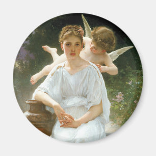 Liebesgeflüster, erste Träumerei von Bouguereau Magnet