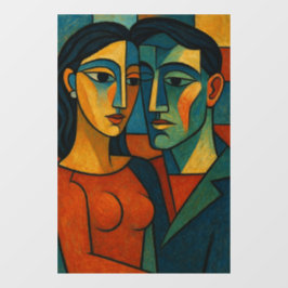 Liebesgeflüster Fensteraufkleber