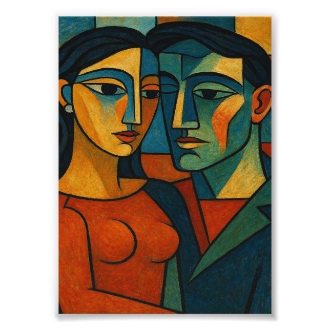 Liebesgeflüster Fotodruck (Vorne)