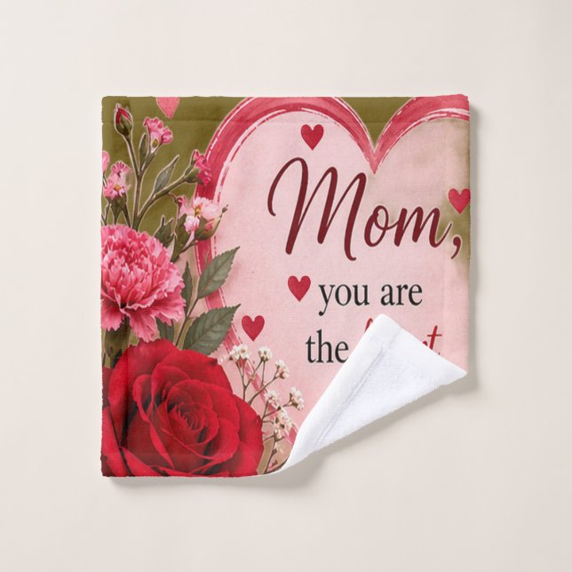 LIEBESGESCHENK FÜR MUTTER WASCHLAPPEN (Waschlappen)