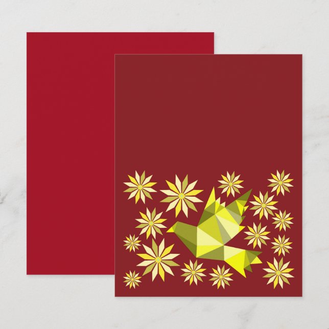Liebesgeschenk Mitteilungskarte (Vorne/Hinten)