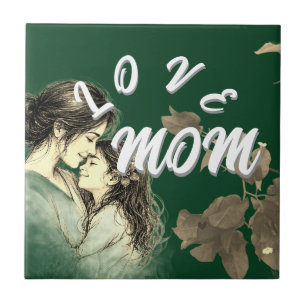 LIEBESGESCHENK MUTTER TOCHTER FRAUEN FLIESE