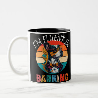 Liebesgeschenke Funny pet Sprichwort Dog Papa Tass Zweifarbige Tasse