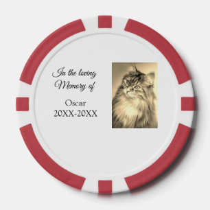 Liebesgeweih-Beerdigung hinzufügen Haustiernamensf Pokerchips