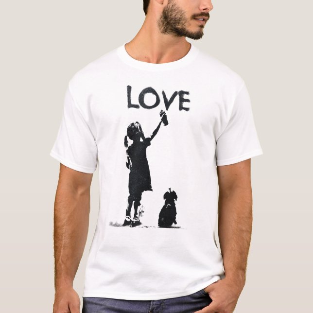 Liebesgraffiti T-Shirt (Vorderseite)