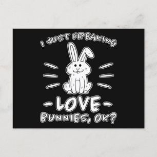 Liebeshasen Design Hase Süßer Kaninchen Spruch Ges Postkarte