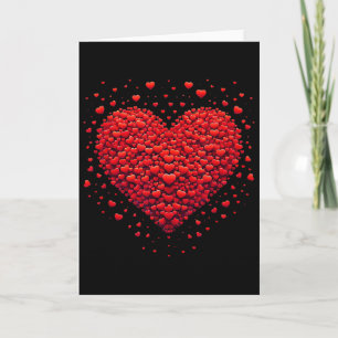 Liebesherz-Grafik Valentinstag Valentine Frauen Karte