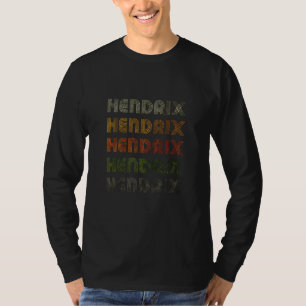 Liebesherz Hendrix Grungevintage Stil Schwarz Hend T-Shirt