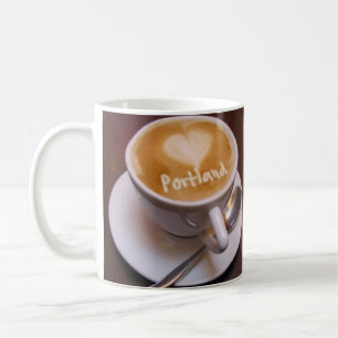 Liebesherz Portland Cappuccino Kaffeetasse Becher