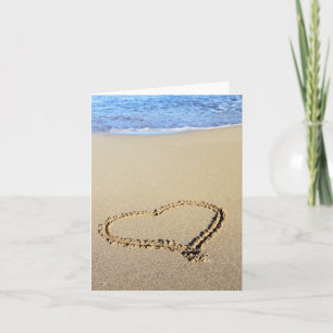 Liebesherz Strand Karte