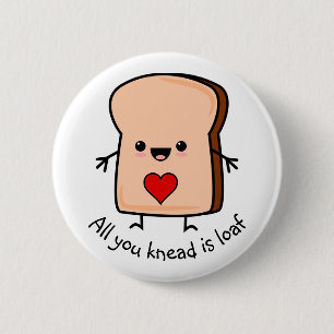 Liebesherz Toastbrot-Taste Button