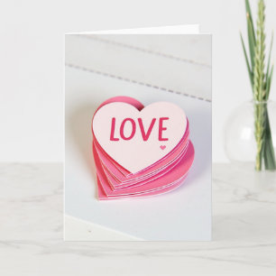Liebesherz Valentinstagskarte Karte