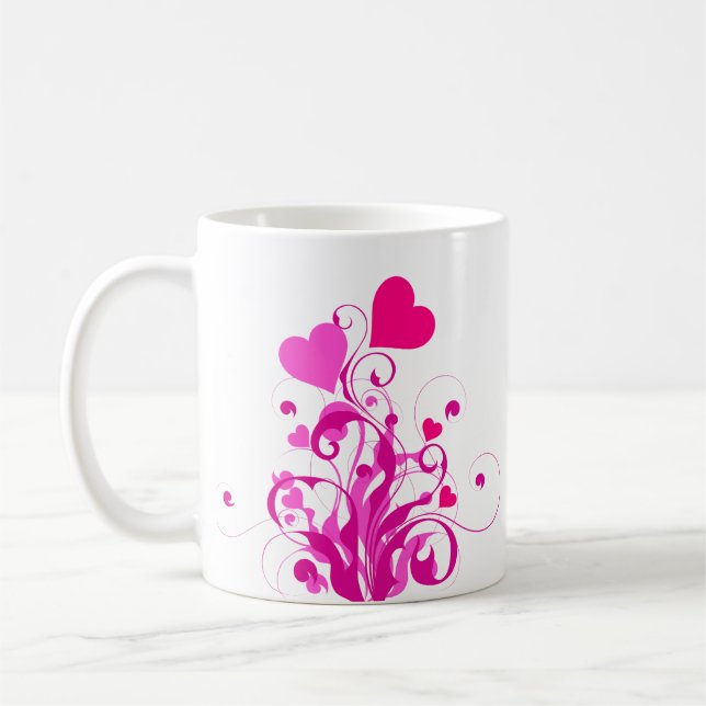 Liebesherzen Baum-25053 Kaffeetasse (Links)