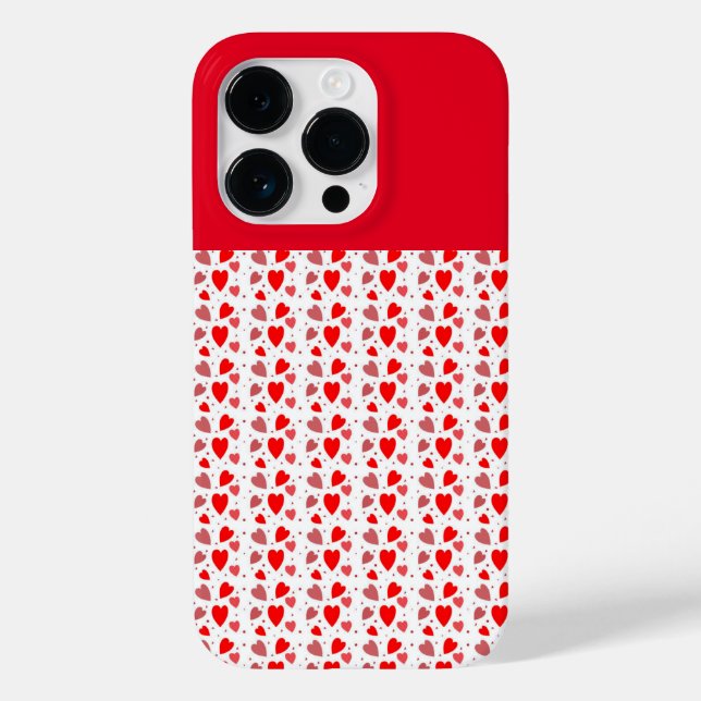 Liebesherzen Case-Mate iPhone 14 Pro Hülle (Rückseite)